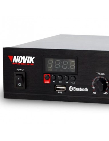 Amplificador Pa Instalación Novik Novo I60bt Bluetooth 3 Ch