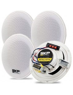 Set 4 Parlantes Instalación Techo Skp Install 4kit 1 Act +3p