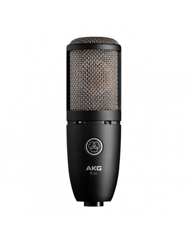 Micrófono Profesional de Estudio AKG P220 Condensador de Estudio Grabación Mezcla Voces