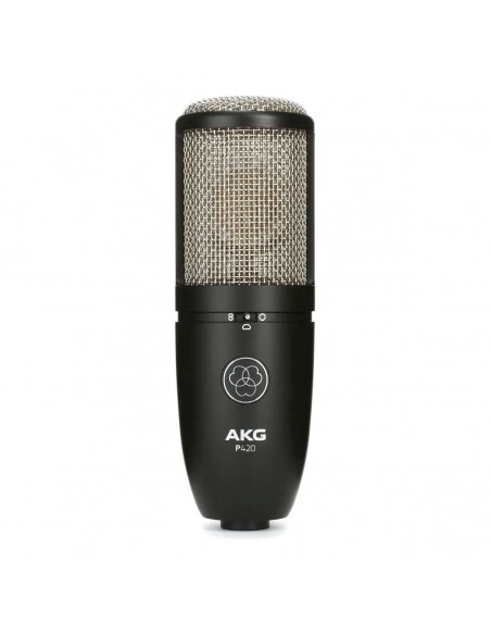 AKG P420 Micrófono Condensador Multipatrón | Alta Precisión para Estudio Profesional