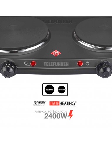 Anafe Eléctrico Telefunken TF-AE10500 2 Hornallas | 101dB