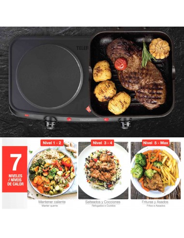 Anafe Eléctrico Telefunken TF-AE10500 2 Hornallas | 101dB