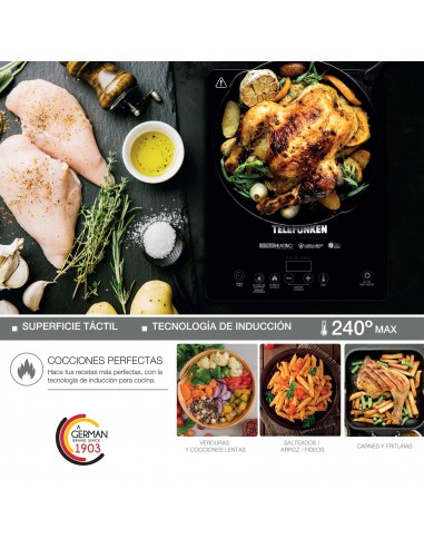 Anafe Eléctrico Telefunken TF-AI9000 Inducción | 101dB