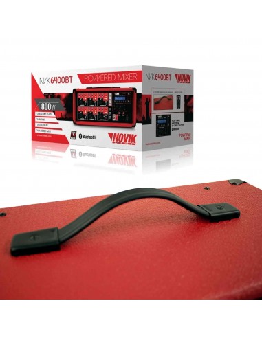 Consola Potenciada Novik NVK 6400BT 400W RMS | 101dB