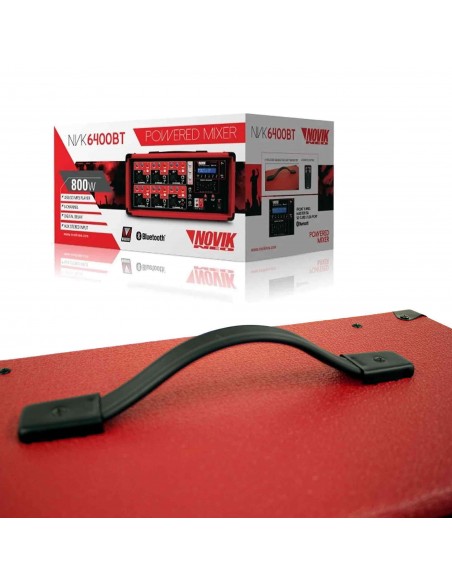 Consola Potenciada Novik NVK 6400BT 400W RMS | 101dB