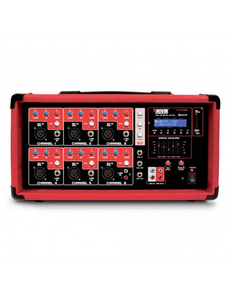 Consola Potenciada Novik NVK 6400BT 400W RMS | 101dB