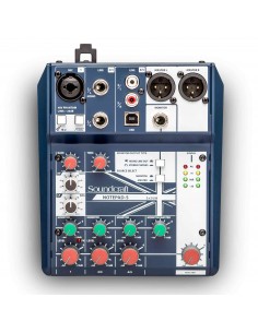 Soundcraft Notepad-5 | Mezclador Analógico Compacto + Interface USB – 101dB