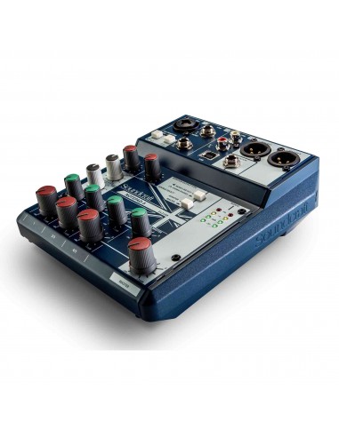 Soundcraft Notepad-5 | Mezclador Analógico Compacto + Interface USB – 101dB