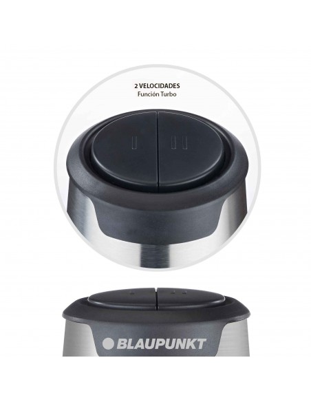 Picadora de alimentos BLAUPUNKT PRO BLADE 500 | 600W, Vidrio y Seguridad | 101DB