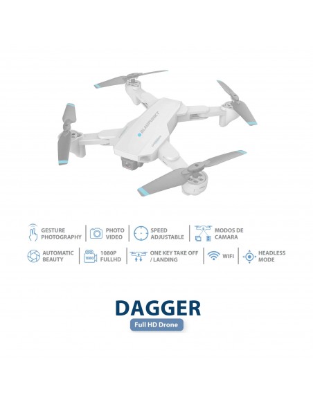 Dron Blaupunkt DAGGER Full HD 1080p Giro 360° | 101dB